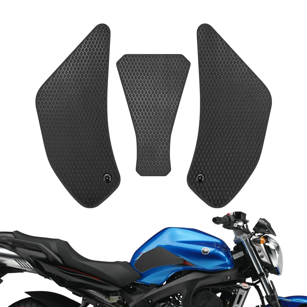 For Yamaha FZ6 Fazer FZ6N FZ6S 2004 to 2009 Motorcycle Tank Traction Pad Anti Slip Sticker Gas Knee Grip Protector