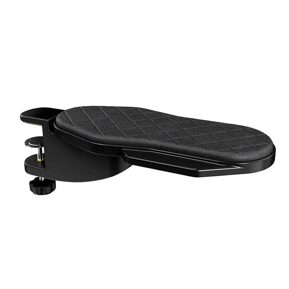 AB52 Ergonomics Desk Extender Tray, Table Mount Arm Wrist Rest Shelf, 180° Swivel Elbow Arm Support, Desk Extender Tray