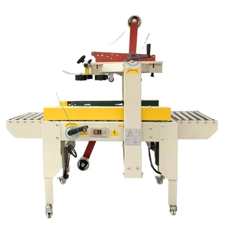 

Semi Automatic Left Right Drive Carton Sealer High Speed Taping Sealing for Logistics Box Packaging Line