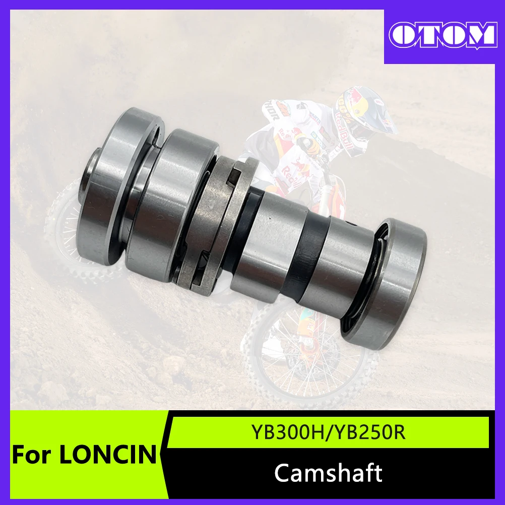 OTOM-Conjunto de árbol de levas para motocicleta, accesorios de motor para motor LONCIN YB300H YB250R HENGJIAN S7 KEWS K23, árbol de levas completo