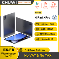 CHUWI HiPad XPro Global Version Tablet 10.51 Inch FHD Screen Unisoc T616 6GB 128GB Android 12 4G LTE 7000mAh Battery BT 5.0