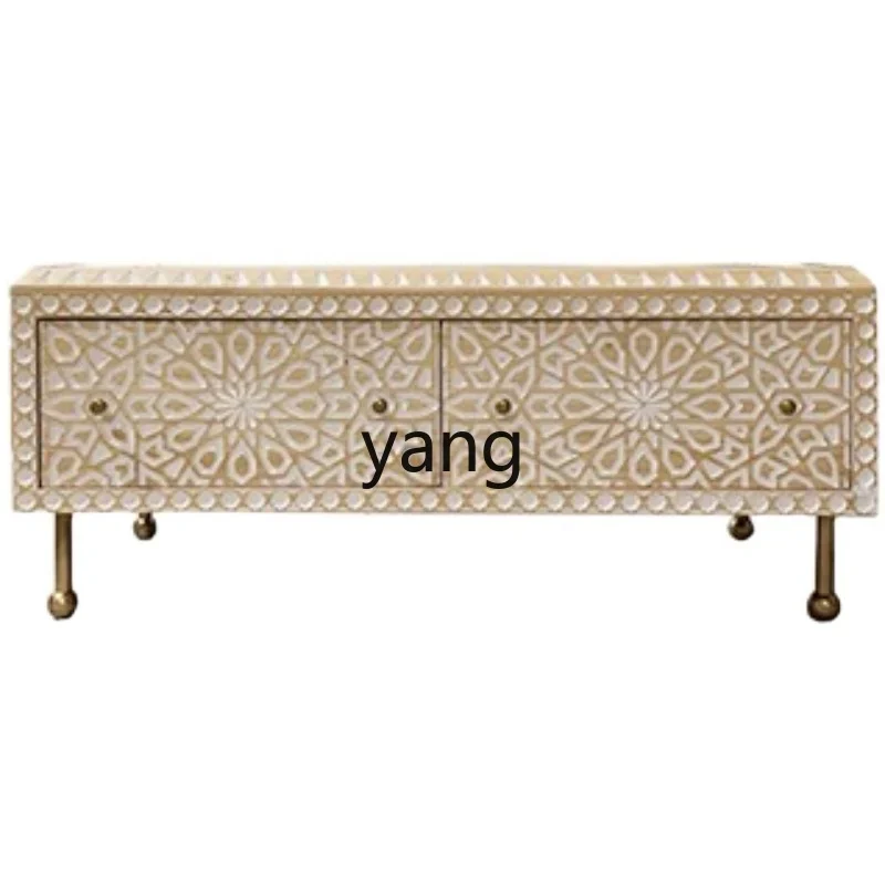 

CX solid wood square tall coffee table modern simple art coffee table
