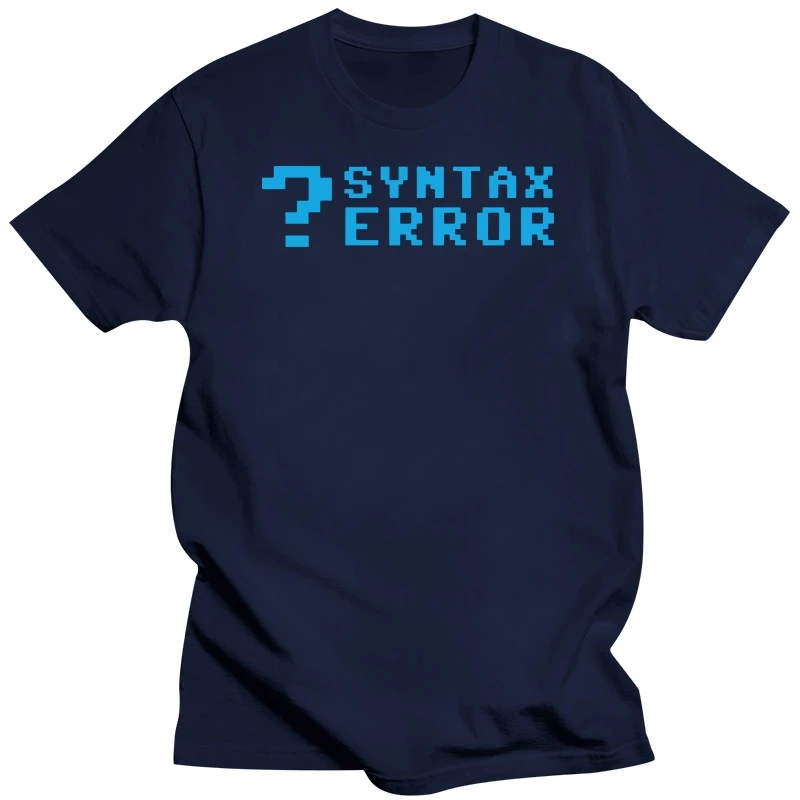 Getshirts-Best Of-T-Shirt-Retro Gaming syntax error - for fans of the c64