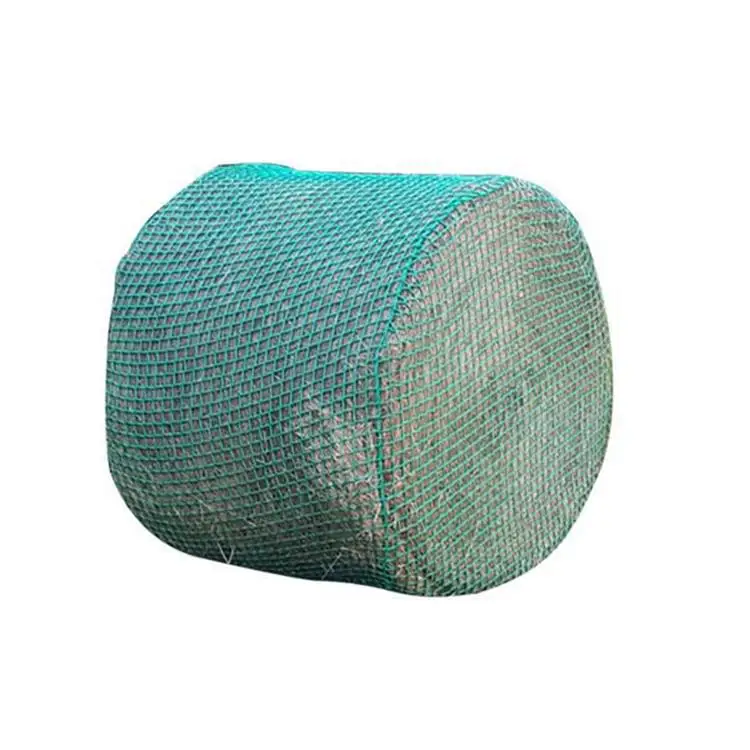 2025 Agriculture Use PP Round Bale Wrap Durable Knotless Slow Feeder Hay Nets  Bag for Horses and Goat