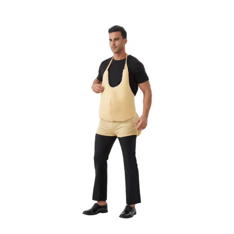 

Беременный живот Санта-Клаус с подкладкой на бедрах