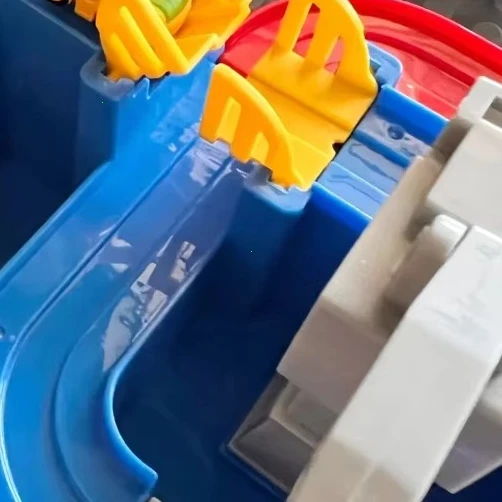 Rennbahn-Wagen-Modell Bildungsspielzeug Kinder Schienen Abenteuer Spiel Gehirn Mechanisches Interaktives Zug Tier Weltraum Rake