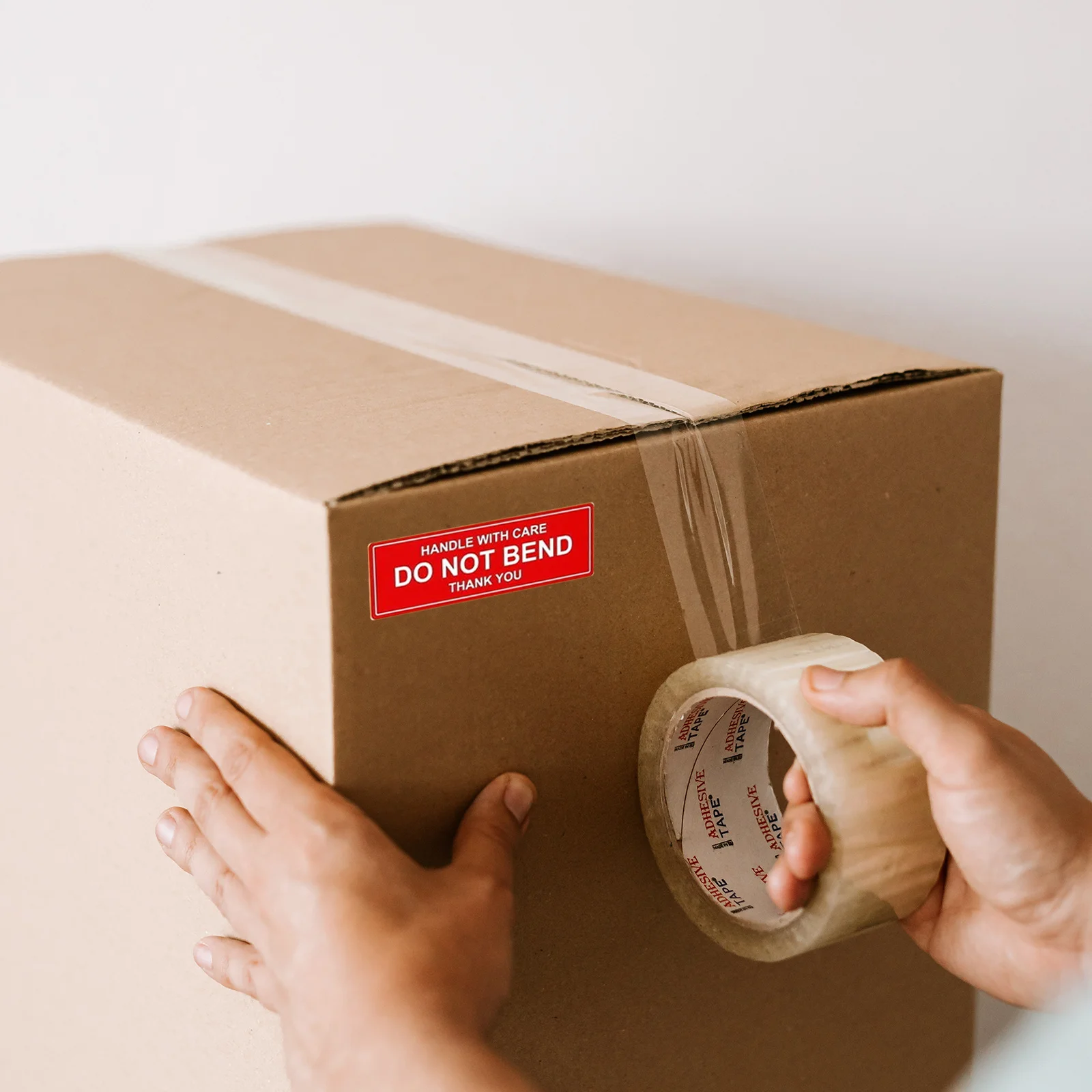 

150pcs Warning Shipping Fragile Stickers Handle With Care Labels Red Adhesive Sticker For Package Protection Fragile