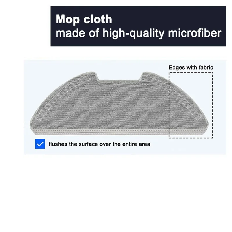For Xiaomi Mi Robot Vacuum-Mop 2 Pro/Lite MJST1SHW MJSTL Main Side Brush Hepa Filter Mop Cloth Vacuum Cleaner Parts_A66K
