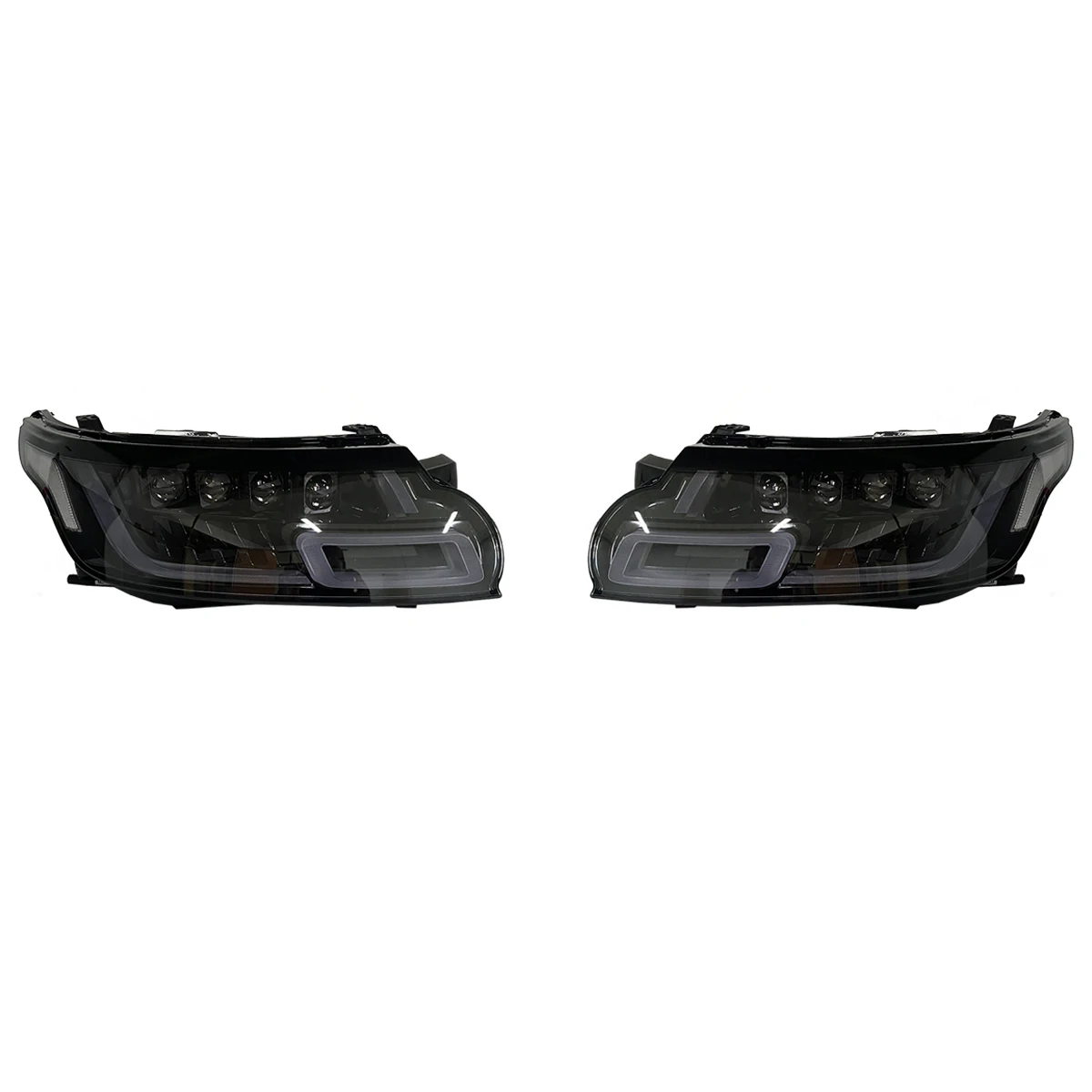 

great value for money Hot sale Auto lamps front lights 4 LENS LED for Land Rover Range Rover sport 2014-2017.