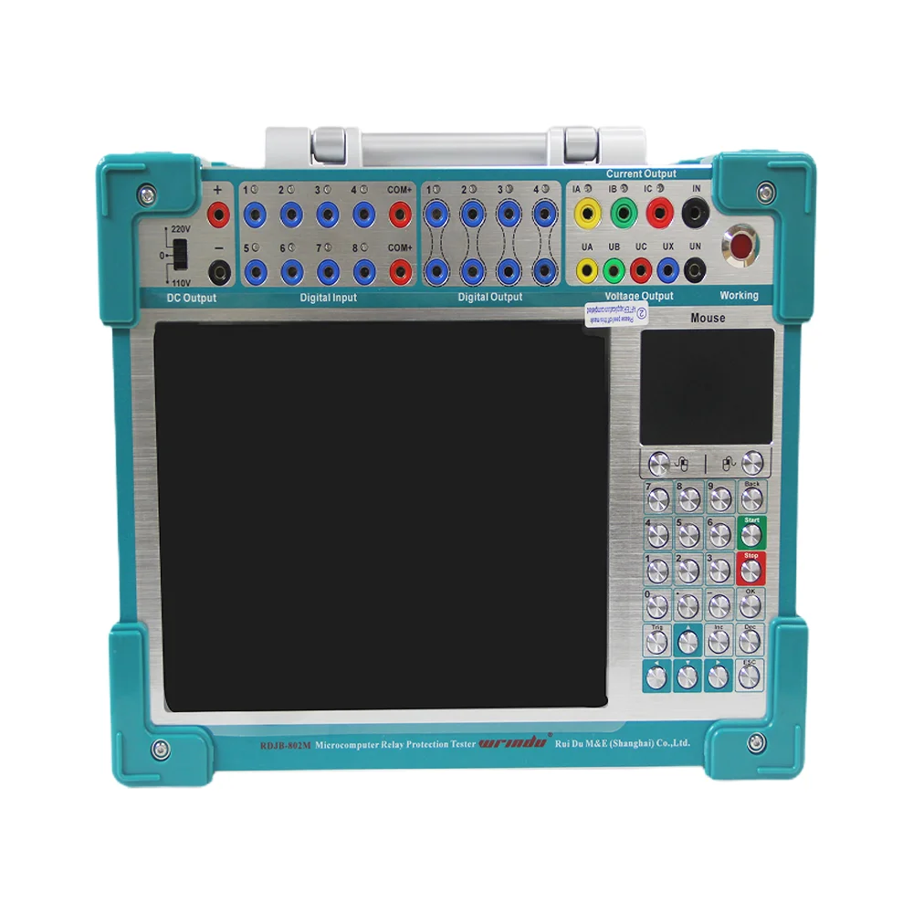 RDJB-802M Multifunctional Relay Tester 3 Phase Protection Relay Tester Secondary Current Injection Test Set