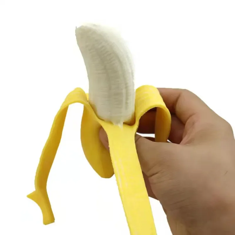 Simulated Banana Creative Adult Stress Reducing and Decompression Toy Stretching and Pinching Joy Anti Anxiety Boring Toy