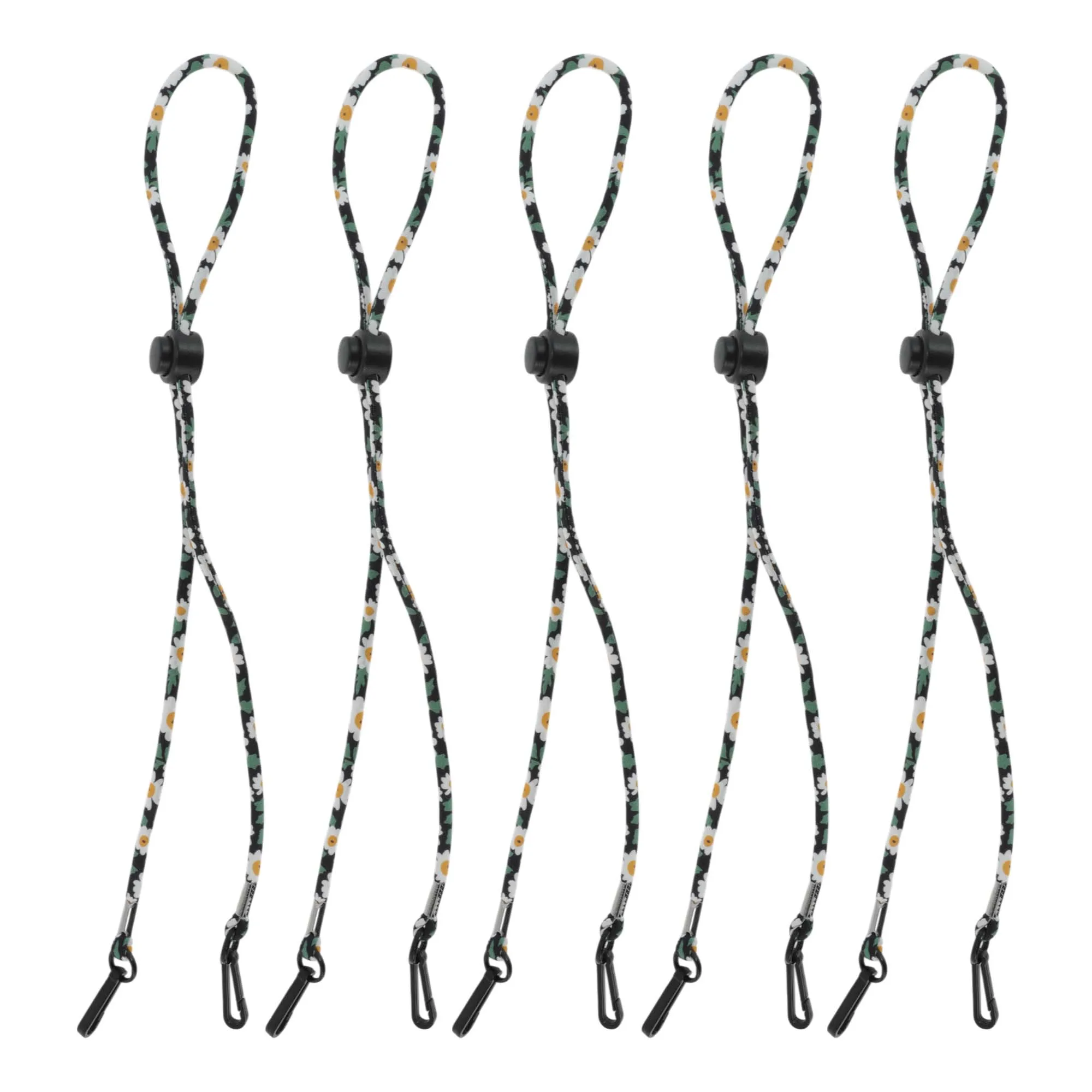 

Зажим для шляпы UXCELL, регулируемый шнур для подбородка, ремни для шляпы для ветра, гольфа, рыбалки, катания на лодках и активного отдыха, черный, 5 шт.