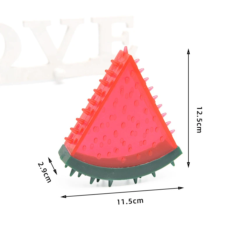 Summer Pet Teeth Grinding Stick Biting Toy Sound Toy Watermelon Pineapple Lemon Heat Relieving Toy