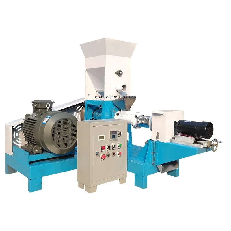 

Complete fish food production line China supply fish feed manufacturing machinery fish meal machinery