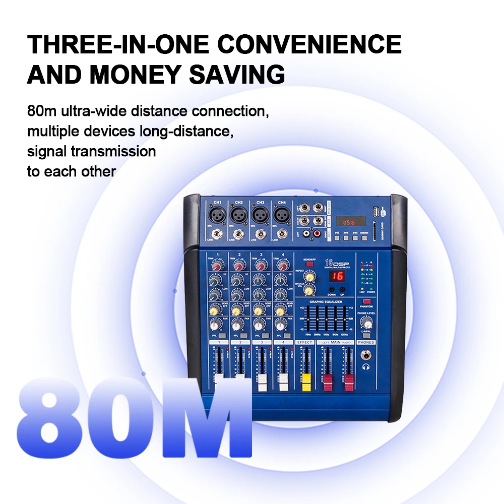 PMX402D 4 Channel Power Mixer