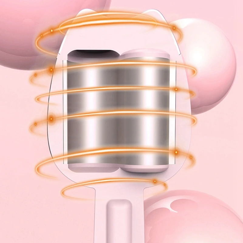 جهاز تجعيد الشعر الكهربائي الأوتوماتيكي بعصا شعر قصيرة ، مكواة تجعيد البيض ، أيون سالب ، 32 صولًا