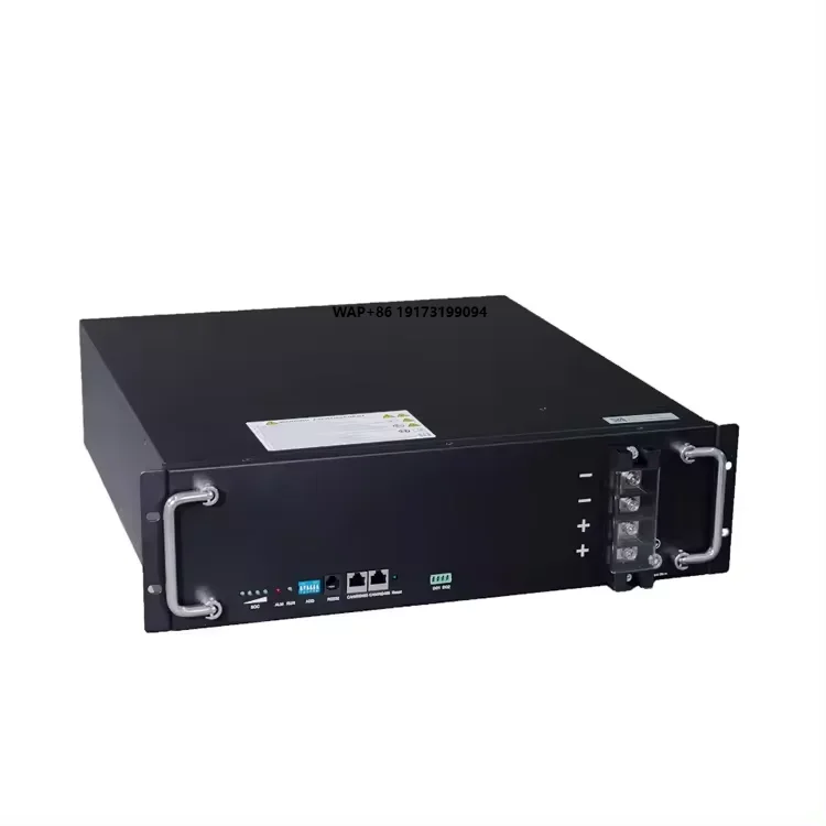 

Система накопления энергии: аккумулятор LiFe4PO4 51.2В 5кВтч, монтируемый в стойку, для ESS