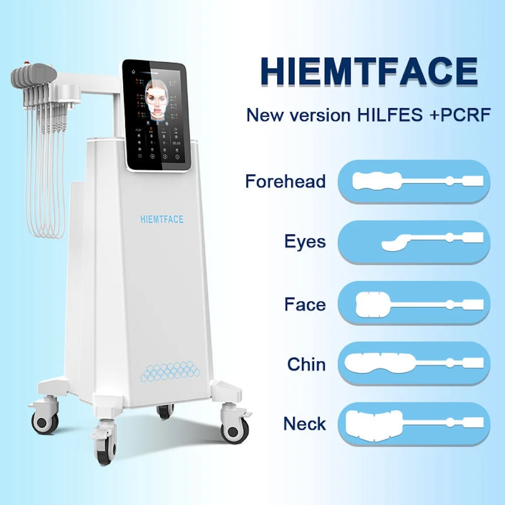 New Face Ems Full Facial Lifting Machine Emt Massager Face Lift Beauty Device Microcurrent Face Lift Tapes Equipment