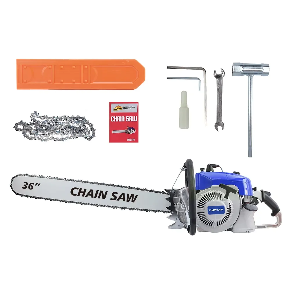 Factory Direct Genuine 070 105cc Powered Chainsaw 36-inch Industrial Large Wood Cutting Chainsaw