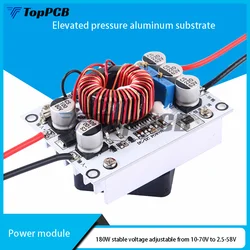 DC-DC 10-70V to 5-58V  180W Boost Buck Converter CC CV Power Supply Module Adjustable Step Up/Down Module Voltage Regulator