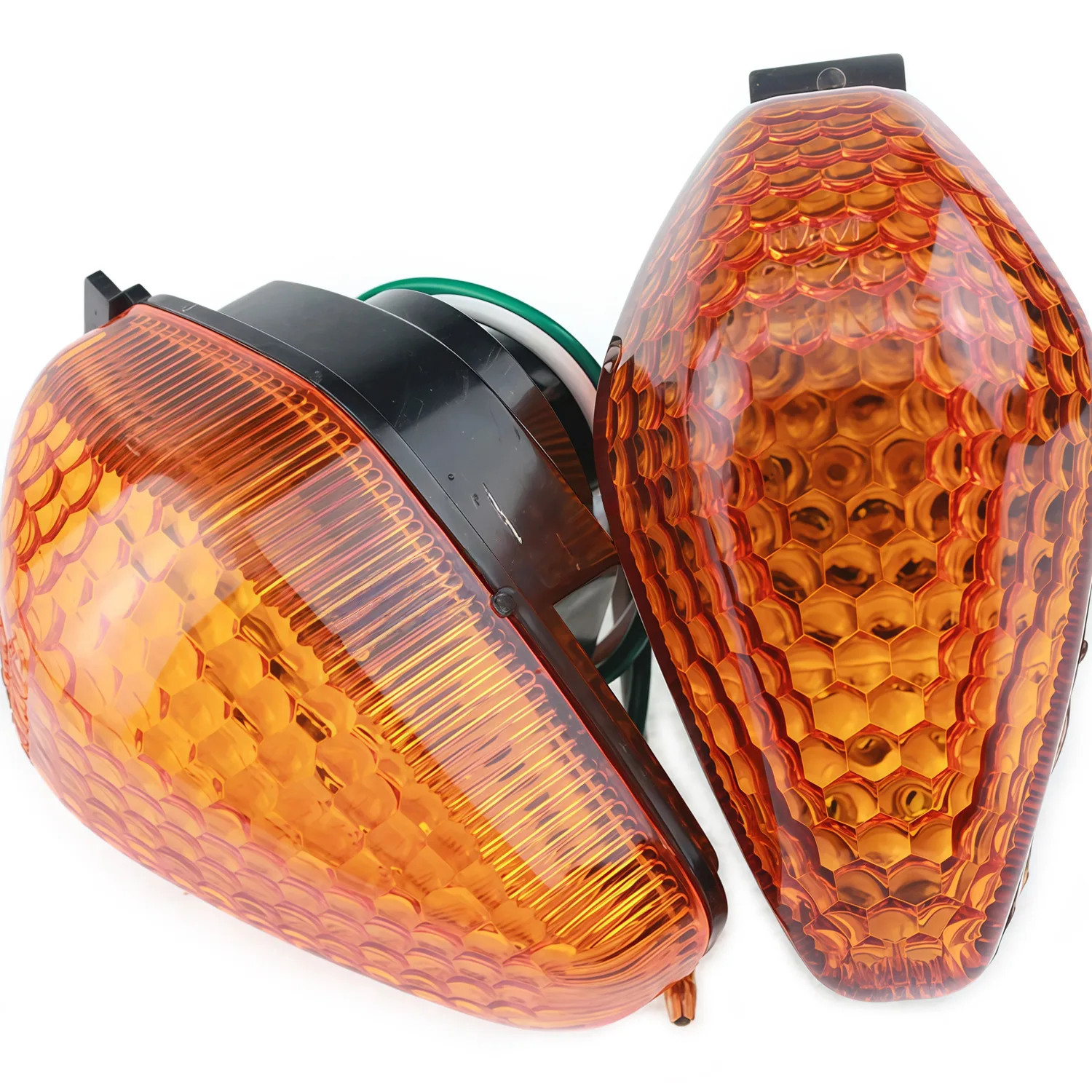 Turn Signal Lights Shift Light Blinker Indicator Flashers 1 Pair For Honda CBR250 MC19 CBR400 NC23 Motorcycle - view 2