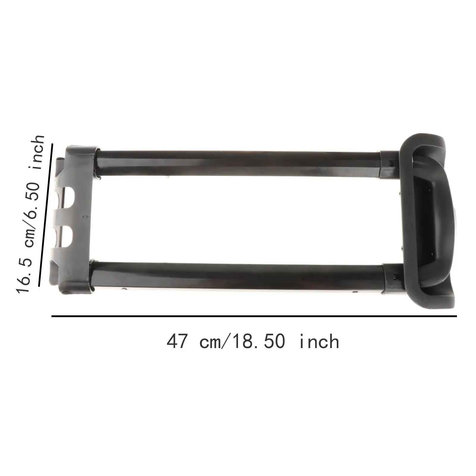 حقيبة مقبض تلسكوبي سحب قضيب السحب جزء سهل التركيب استبدال أمتعة السفر سحب قضيب لحقيبة السفر #6