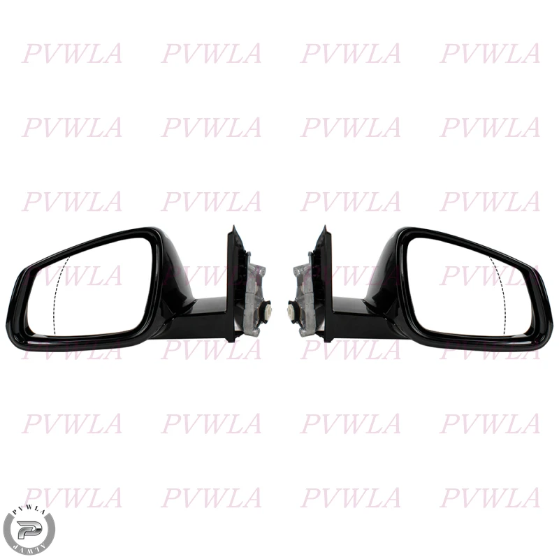 5Pins Side Mirror For BMW X2 F39 2019 2020 2021 2022 2023 White Paint Turn Lamp Power Fold Heated Rear Mirror Assembly