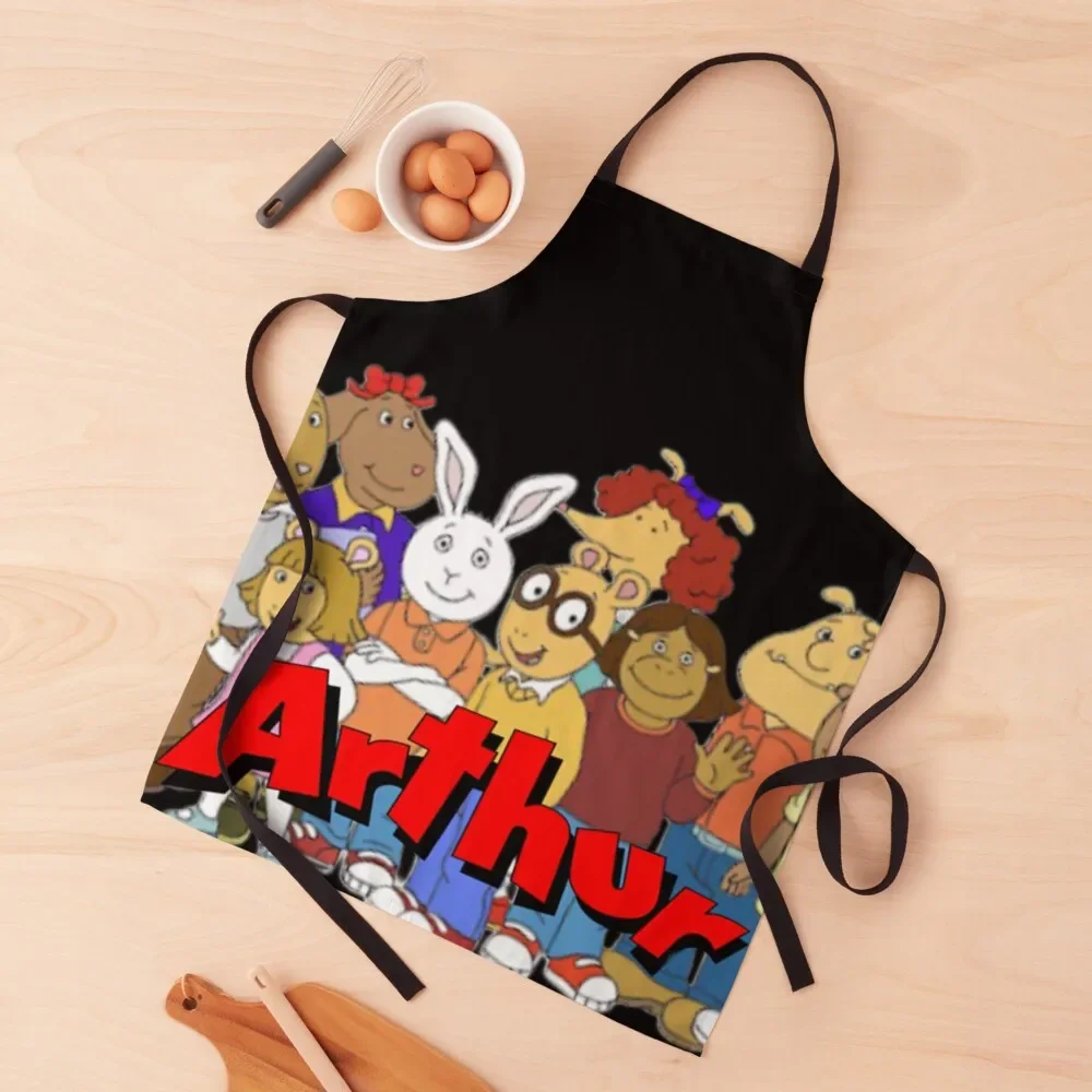 

Arthur and friends Apron Korean Women's Kitchen Apron