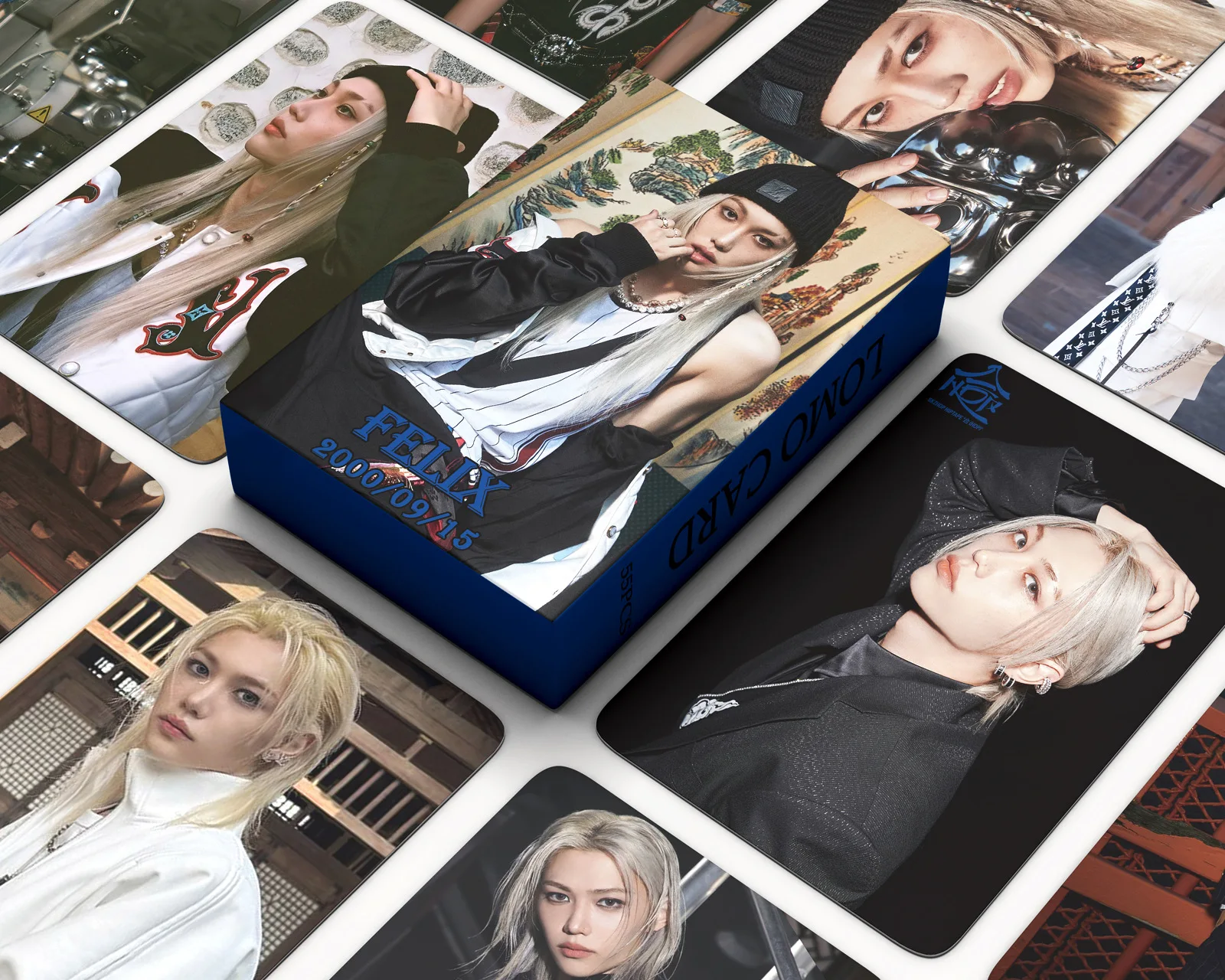 55Pcs/Set Kpop New Ablum (HOP) Lomo Card Felix Photo Print Pictures Photocard Fans Collection Postcards Gifts