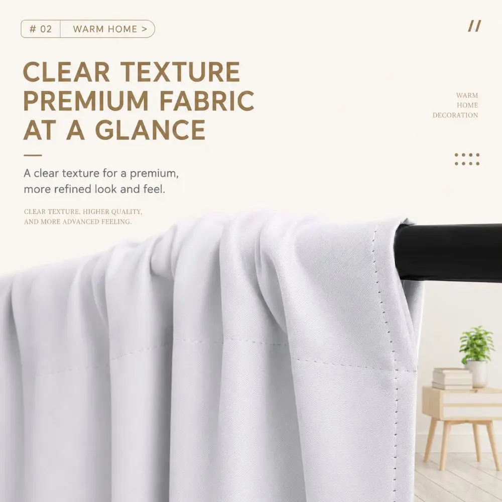 1PC 76×60CM Short Blackout Curtains Washable Thickened Kitchen Curtain Solid Color Breathable Partition Curtain Multipurpose