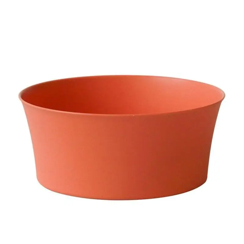 E8BD Imitation Terracotta Pot/Tray for Plants Round Plant Pot/Tray with Drainage Hole