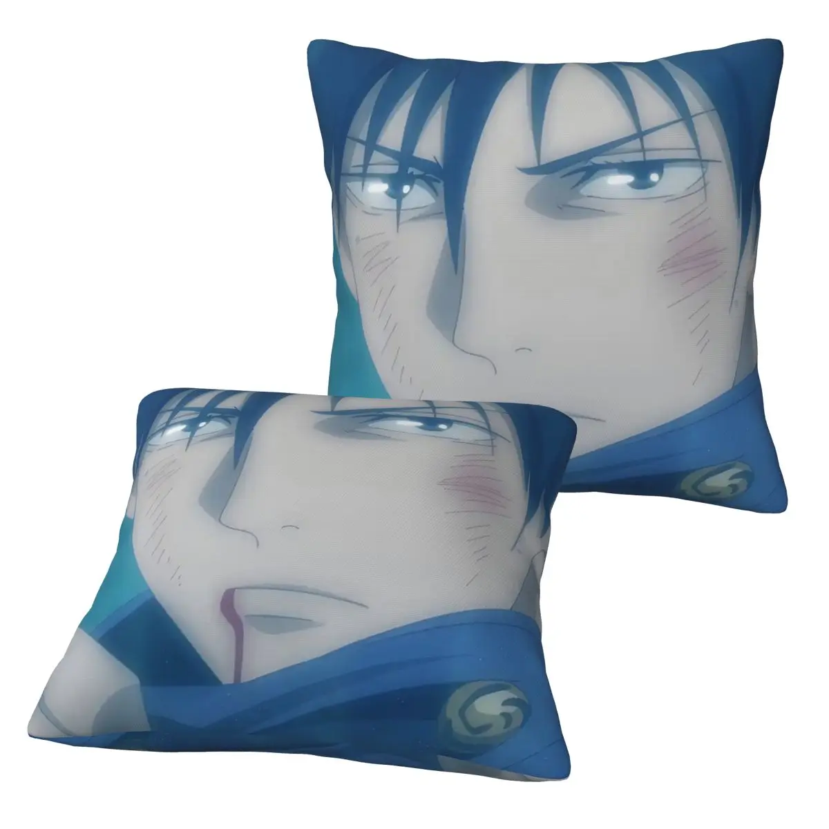 Megumi Besto Friendo Jujutsu Kaisen Sukuna Anime 2 pcs Square Pillowcase Pillow Cover Comfort Throw Pillow for Home Living Room