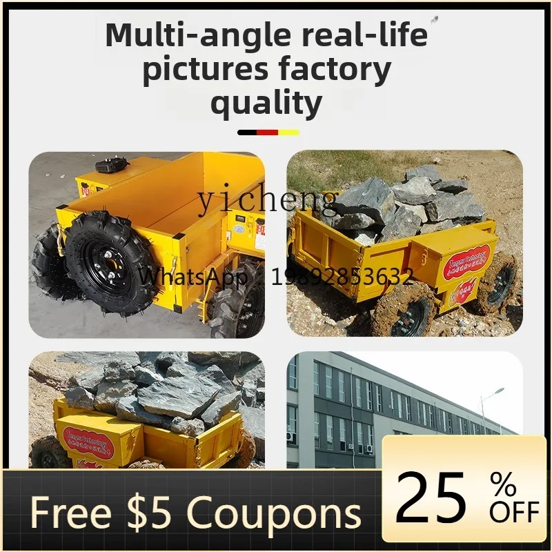 

AA all-terrain four-wheel drive remote control transporter electric truck agricultural mountain climbing transporter