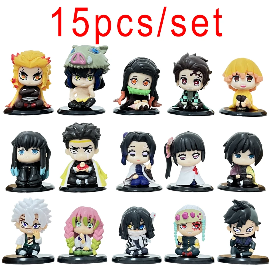 Film-Demon Slayer Anime Handgefertigtes Ofentür-Kohlemodell Jiro You Bean Charakter Handgemachtes PVC-Modell Desktop-Ornament Geburtstagsgeschenk