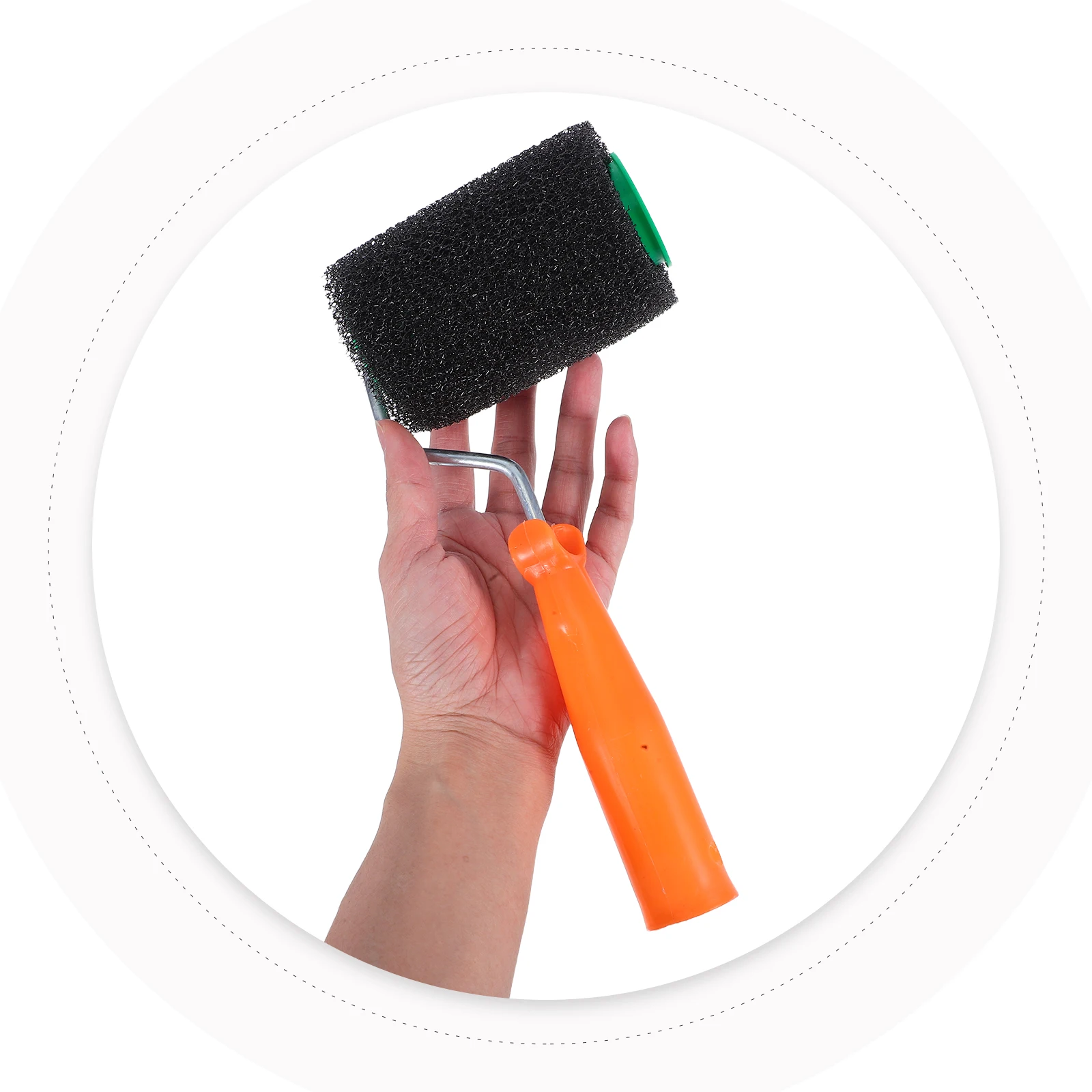 

Putty Brush Durable NonSlip Coating Painting Supplies Wall Paint Tool Mini Paint Roller Kit Plastering Roller Elastic Fiber