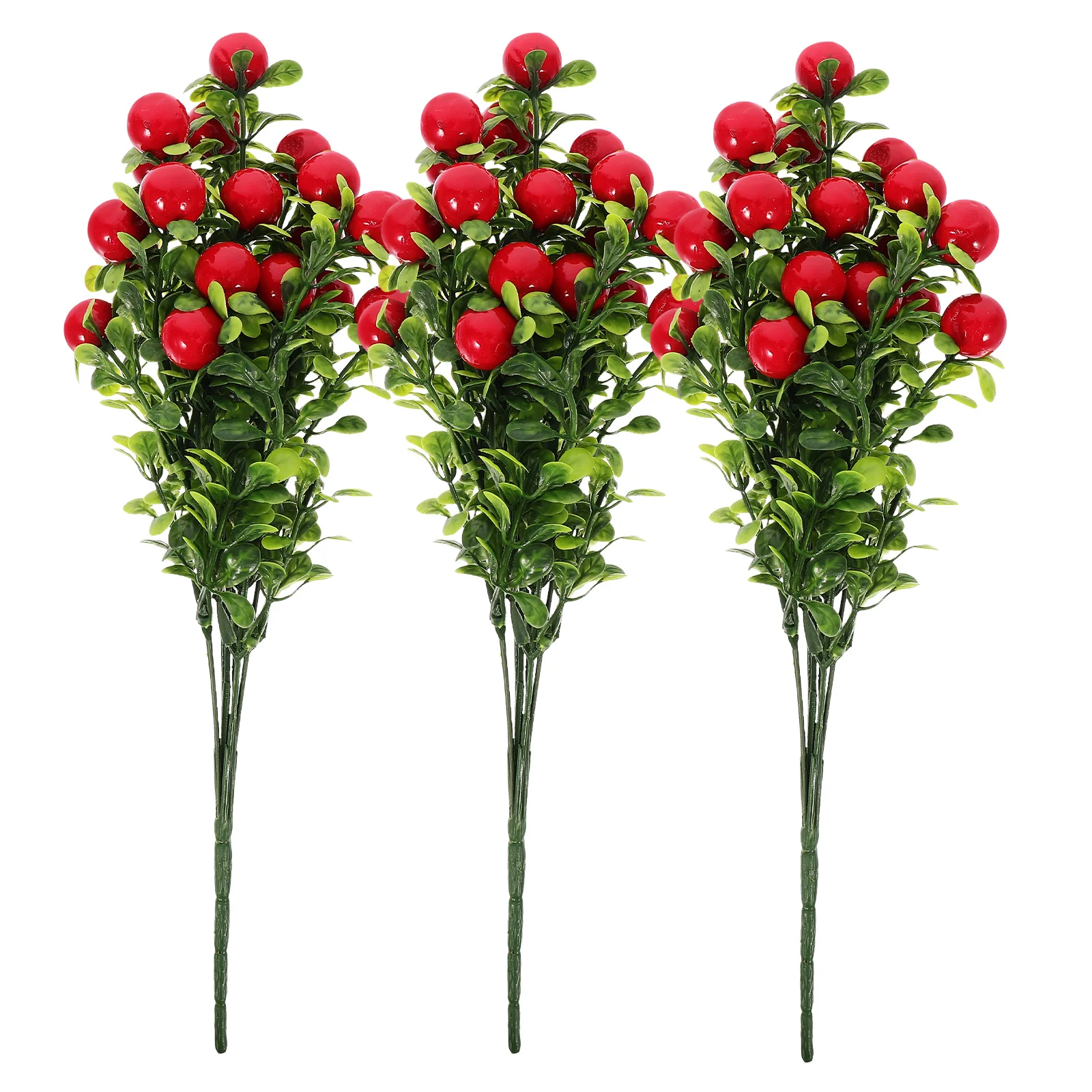 

Faux Tree Artificial Red Berry Stems Fake Cherry Branches Home Decor Cherry Bathroom Decor Tall Artificial Flowers