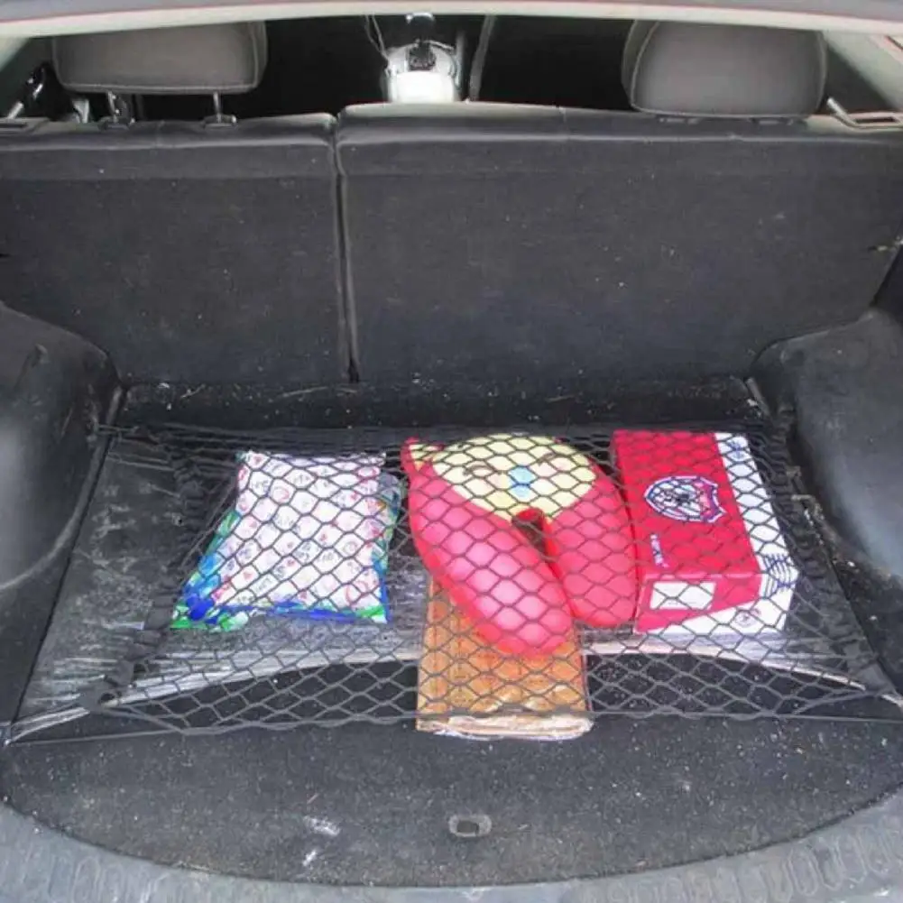 

Universal Car Trunk Net Elastic Luggage Net Cargo Organizer Storage Nylon Mesh Nets Stretchable Car Interior Mesh Network Pocket