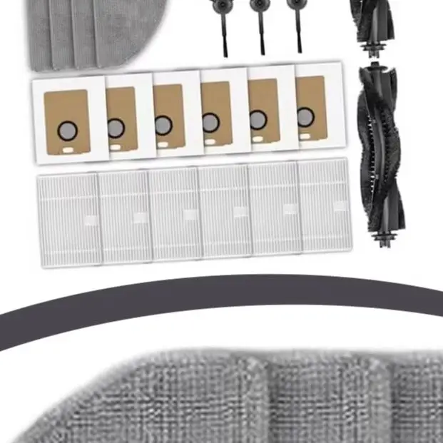 Sweeper Accessories Set Compatible For Tapo RV30 Max Plus/RV20 Max Plus Robot Vacuum Cleaner Spare Brush, Filter, Bags Parts