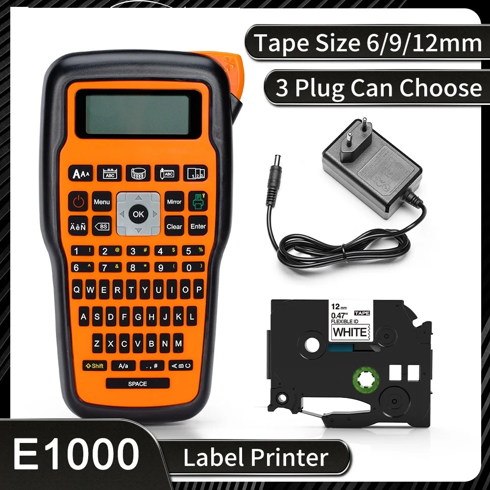 Top! 30+ E1000 Pro Label Machine Industrial Label Maker, Labeller for Industrial Labeling Jobs, Compatible for Brother TZe-231