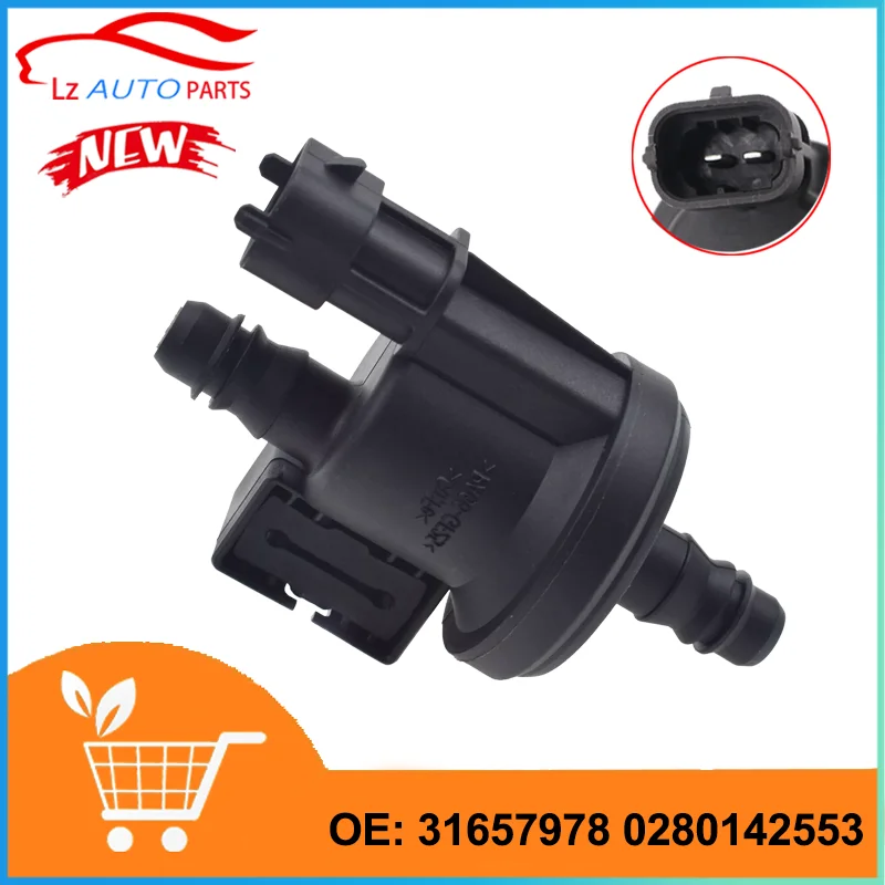 Válvula Solenoide de purga de depósito de Vapor para Volvo S90, XC90, XC60, XC40, V60, 0280142553, 31657978