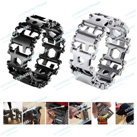 Multifunctional Stainless Steel Tool Bracelet Hiking Camping Survival Outdoor Survival 29 in 1