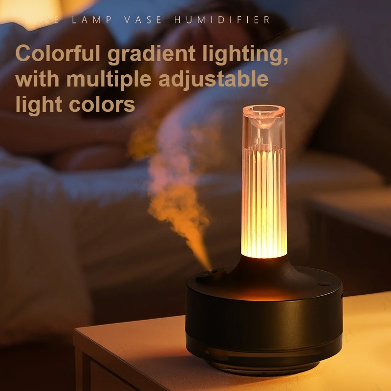 Creative Time Light Aromatherapy Device USB Colorful LED Atmosphere Light Nano Atomization Humidification Aromatherapy Machine