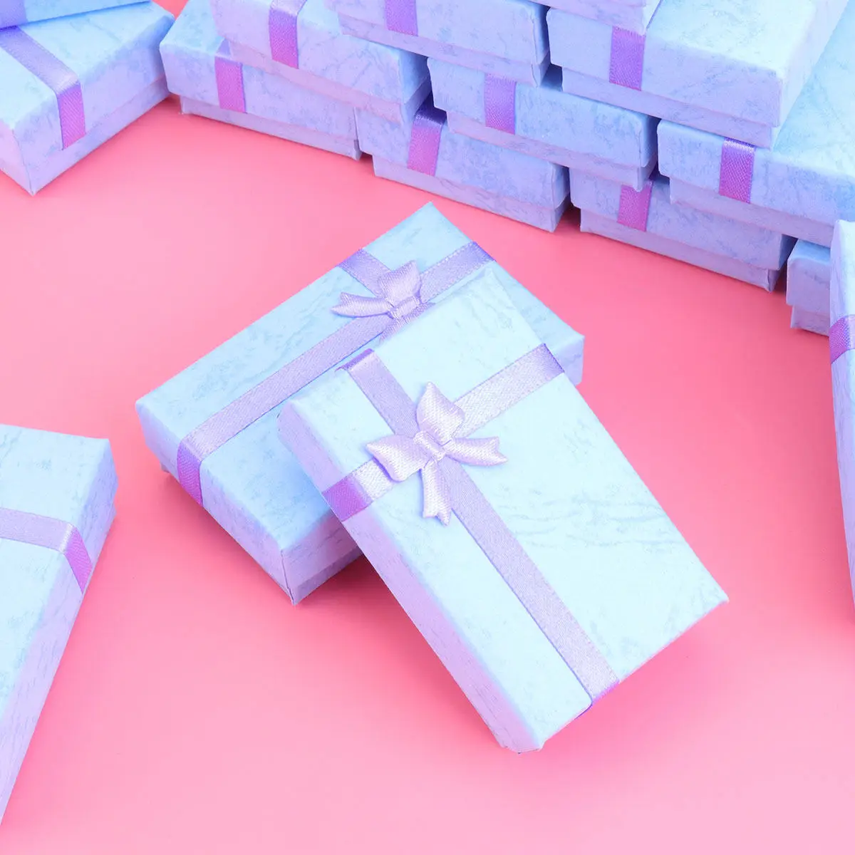 

16Pcs Bowknot Jewelry Boxes Decorative Paper Case for Necklace Earrings Bracelet Gift Packaging Jewelry Display Organizer