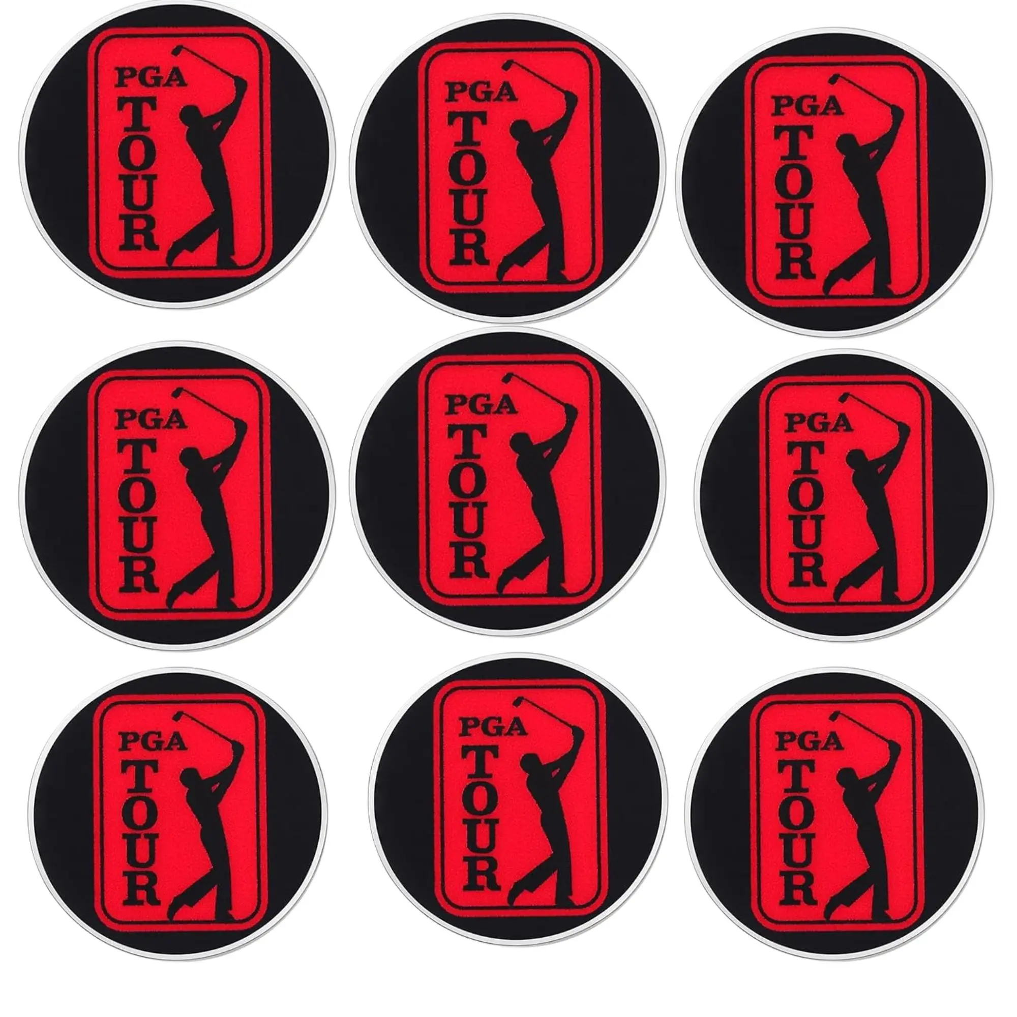 9 Counts Funny Golf Ball Marker Sets, Golf Accessories for Men Golfers Dad Boyfriend Husband Birthday Retirement Fathers Day