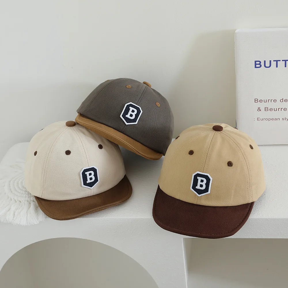 

Soft Edge Baby Ball Cap Duckbill Cap Style Spring Autumn Sun Protection For Boys And Girls Korean Version Soft Bill