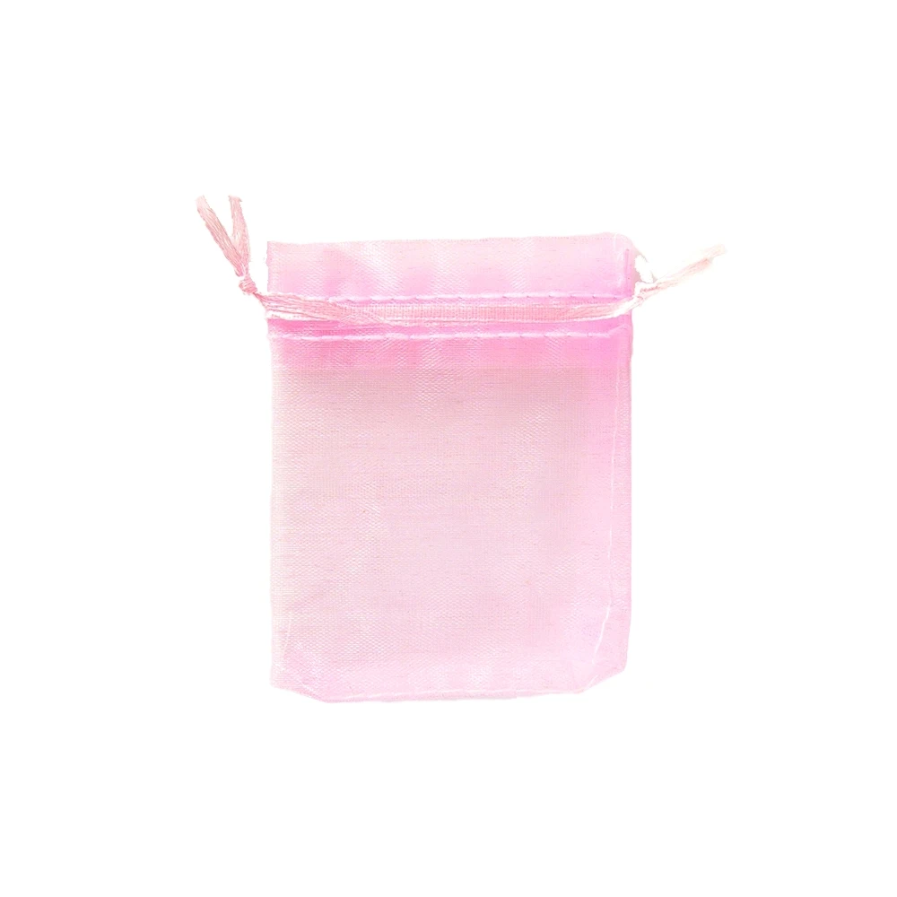 50 Stück transparente Organza-Geschenk-Kordelzug mit Schmuckbeuteln, Display-Verpackung, Weihnachten, Süßigkeiten, Hochzeit, Party, Festival, Mullbeutel