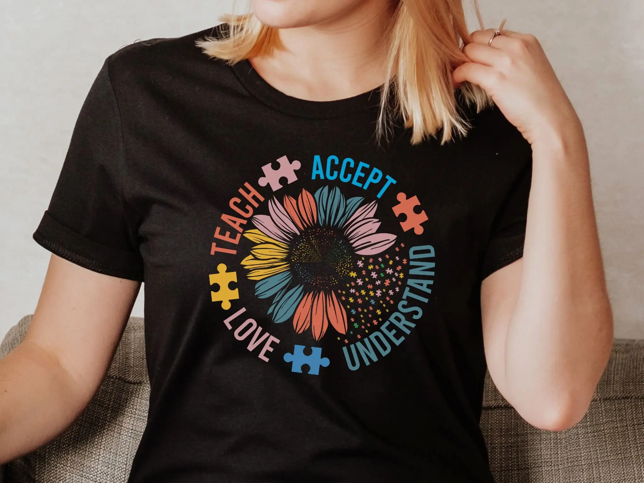 Autism Awareness T Shirt Advocate Month