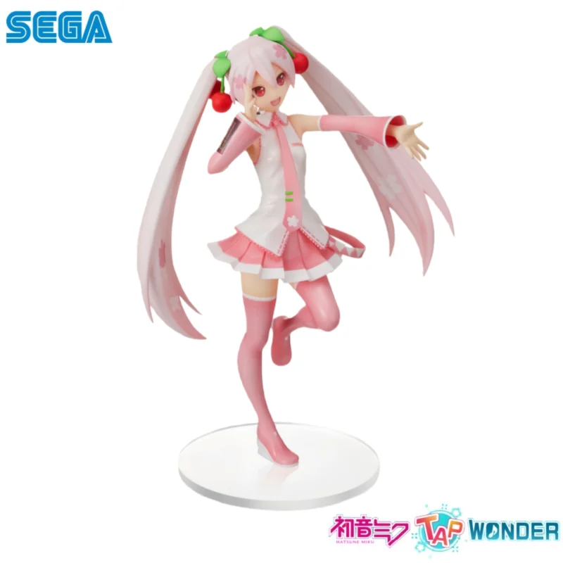 

В наличии Sega оригинальная фигурка Хацунэ Мику Хацунэ Мику, модель куклы, новая коробка, игрушки, модель гаража, коллекционная