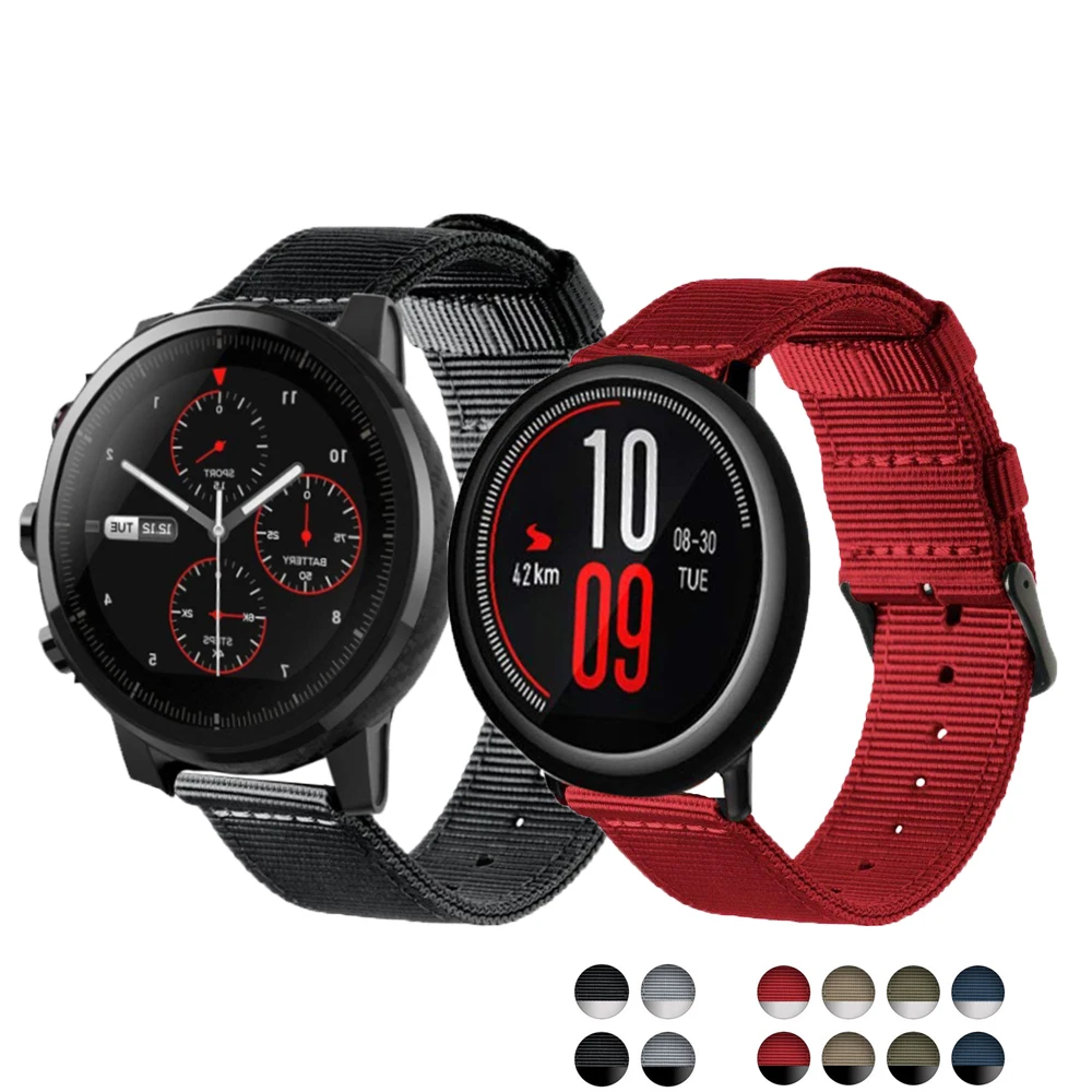 DKPLNT Waterproof Nylon Wristband for Original Xiaomi Huami Amazfit Stratos 2 2th pace band strap for Amazfit Pace Bracelet