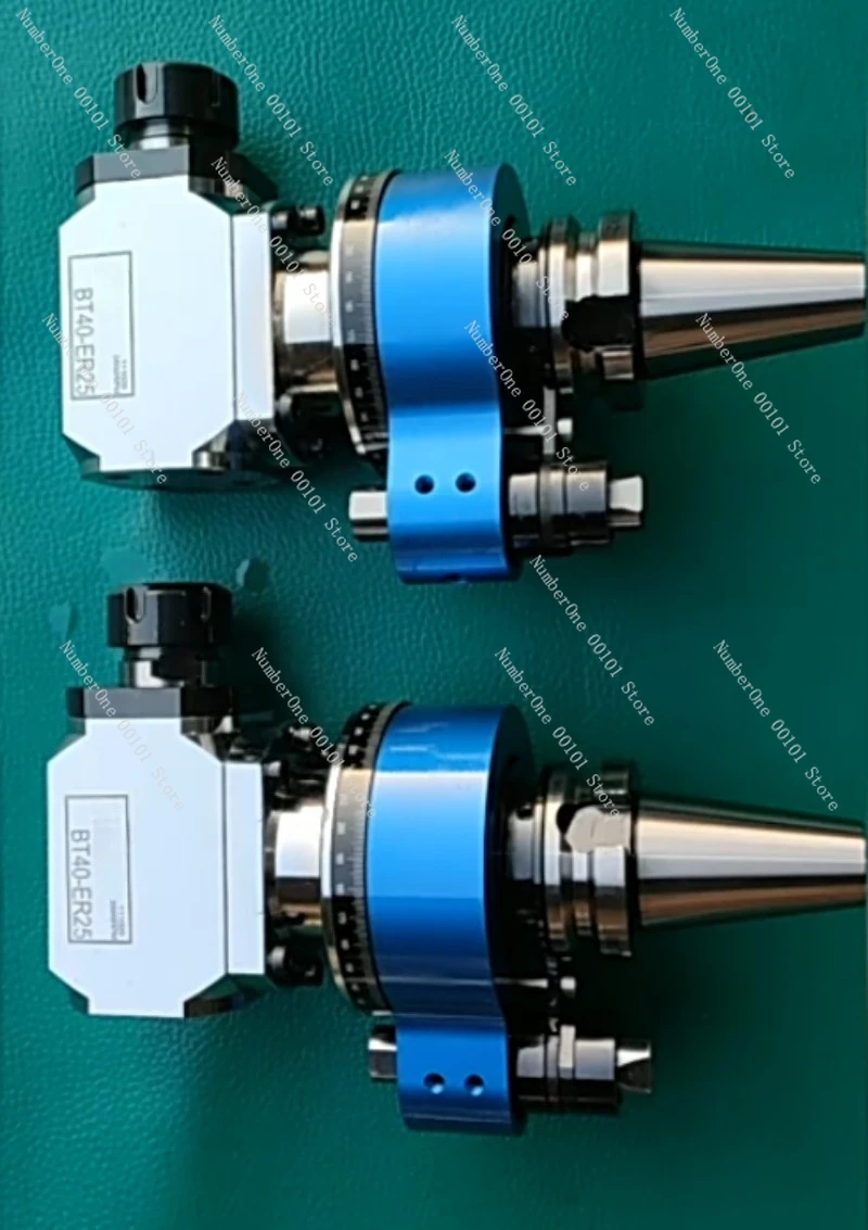 BT40 BT50 90 Degree Angle Milling Head, Right Angle Side Milling Head for CNC Machining Center, ER Collet